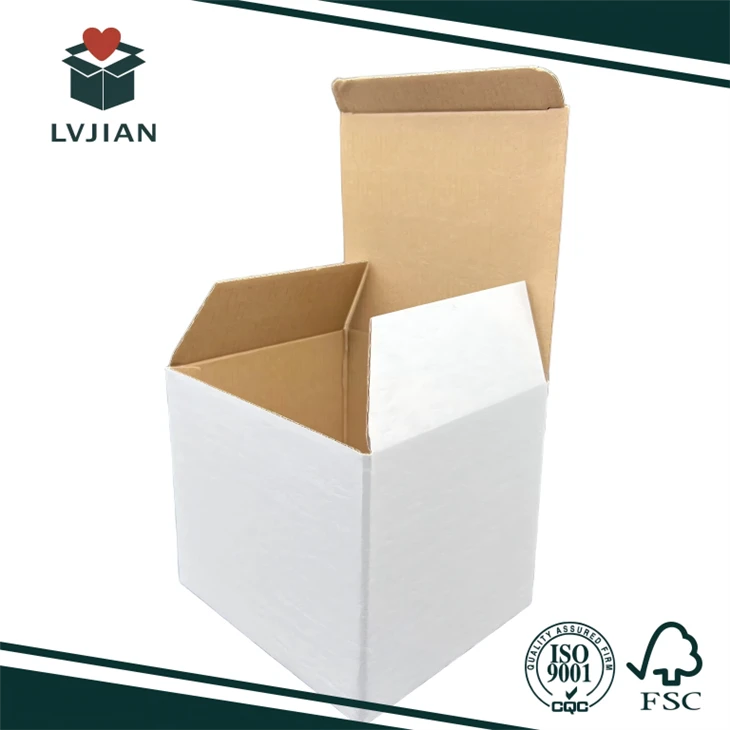 White Corrugated Paper Box In Bulk factory